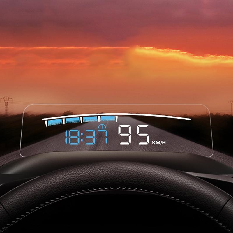 4 Inch Obd Mode Hud Head Up Display For Car Engine Failure Water Temperature Voltage Alarms 7