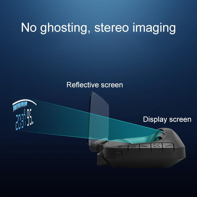 4 Inch Obd Mode Hud Head Up Display For Car Engine Failure Water Temperature Voltage Alarms 12