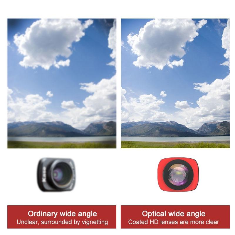 3-in-1 Super Wide Angle Lens with Macro and Cpl Filter for Dji Pocket 7