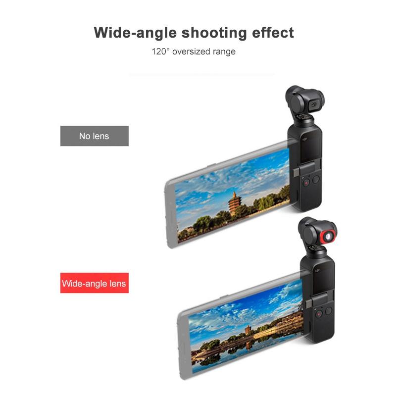 3-in-1 Super Wide Angle Lens with Macro and Cpl Filter for Dji Pocket 8