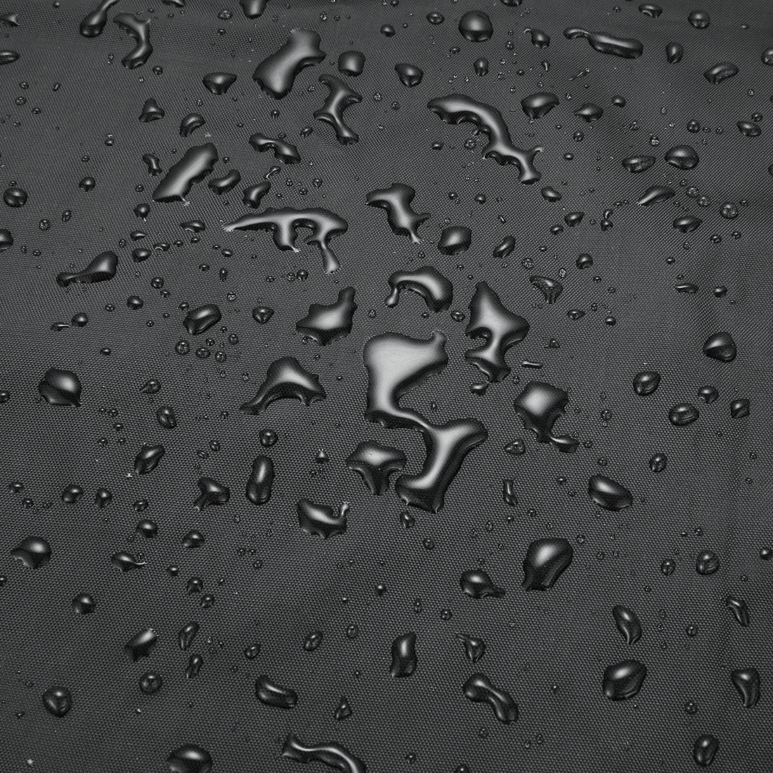 Waterproof 210d Oxford Cloth Bbq Grill Cover - Anti-uv Dust-proof Foldable - Fits Gas Charcoal Electric - 170x61x117cm - Black 5