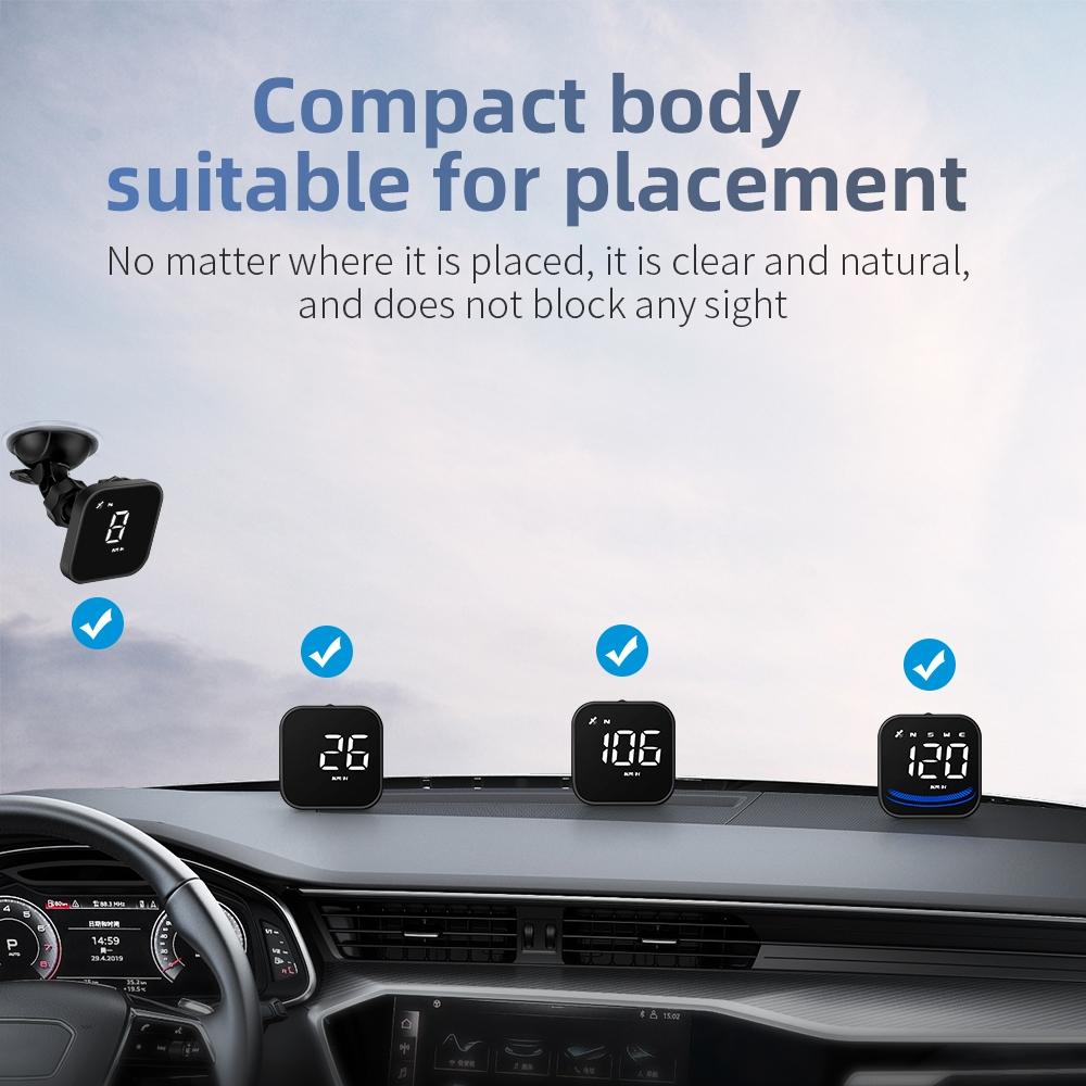 Smart Gps Hud For Car Speedometer & Alarm Reminder 7