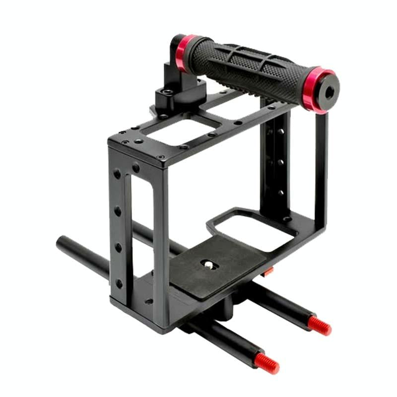 Camera Cage Handle Kit For Slr Camera - Black & Red 4