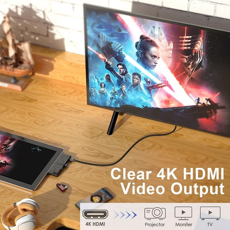 Multi-Port Hdmi + Usb 3.0 + Type-C Adapter 8