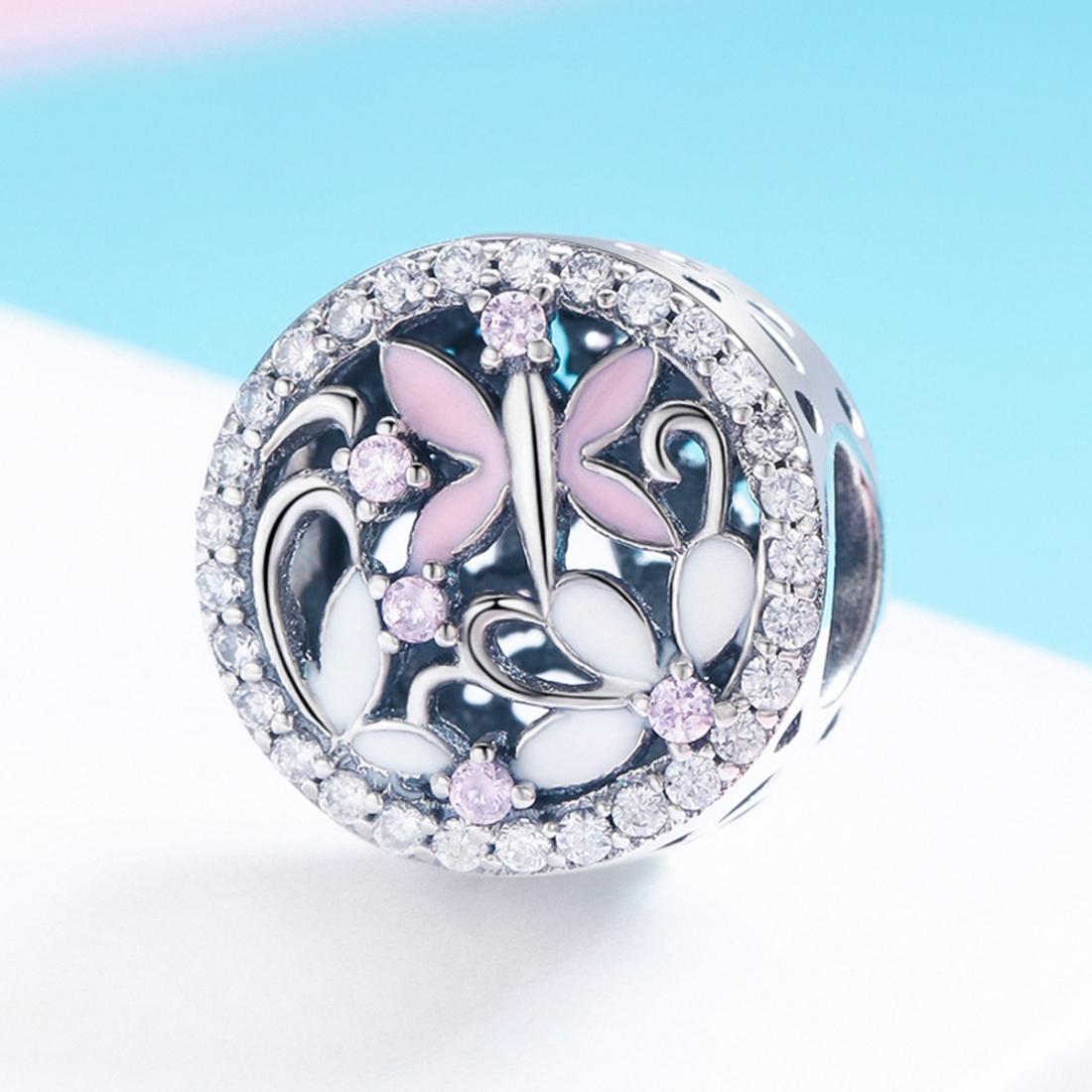 925 Sterling Silver Dragonfly Bead Pendant For Diy Bracelets & Necklaces 3
