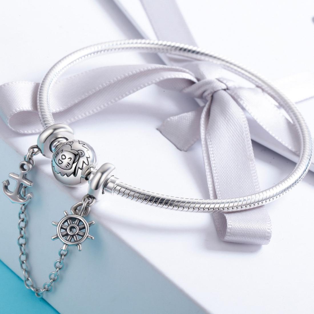 925 Sterling Silver Stylish Safety Chain For All Occasions 6