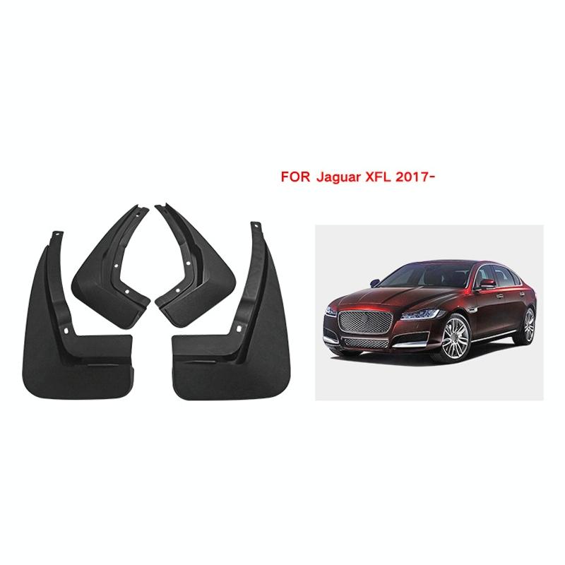 For Jaguar Xfl 2016 4Pcs / Set Car Auto Soft Plastic Splash Flaps Fender Guard 3