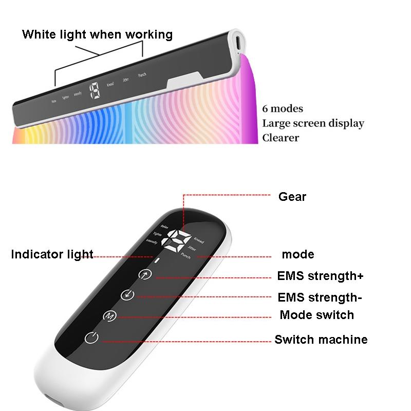 Smart Acupuncture Foot Massage Pad Remote Control 6