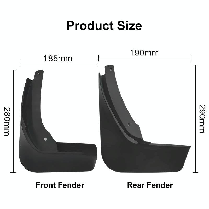 For Skoda Superb 2016-2021 4Pcs / Set Car Auto Soft Plastic Splash Flaps Fender Guard 4