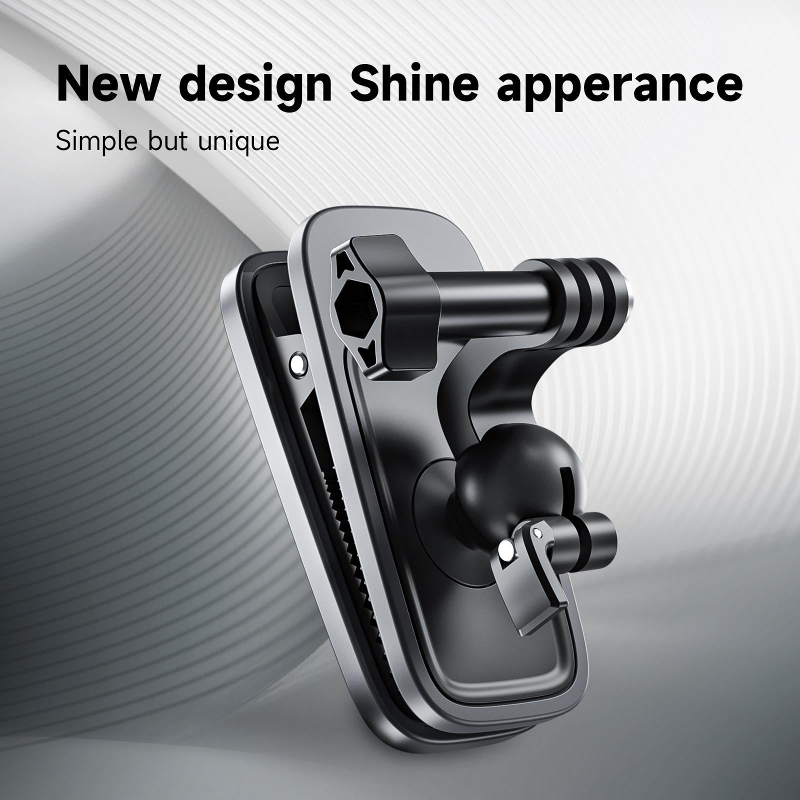 360 Degree Backpack Clip Mount for Action Camera - Rotating 3