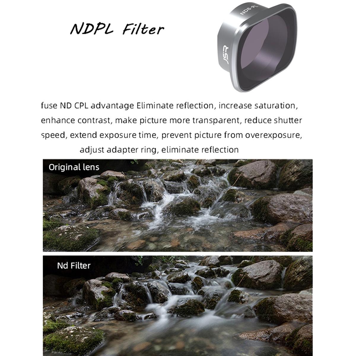4-in-1 Lens Filter Set for Dji Fpv Drone - Aluminum Alloy Frame 5