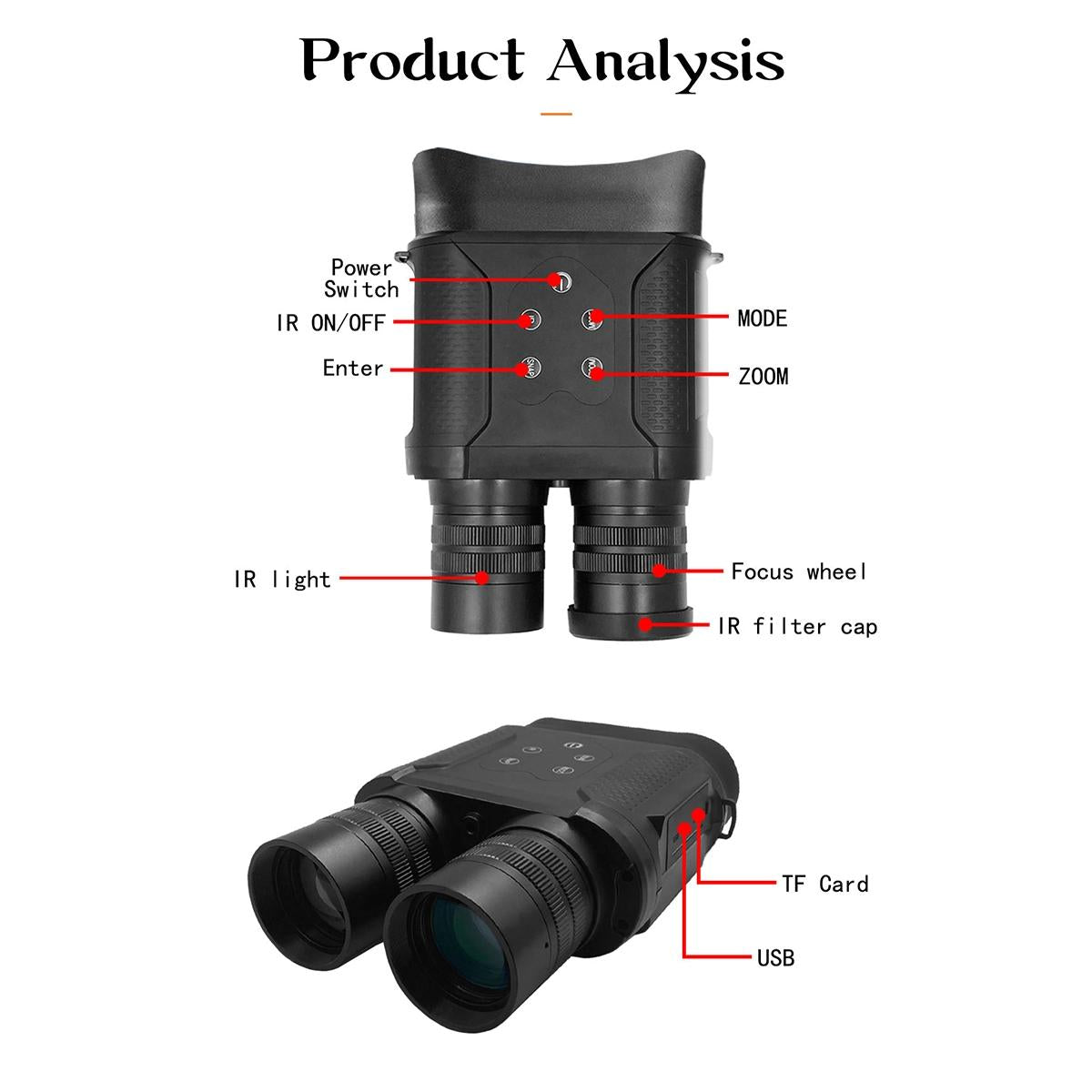Hd Infrared Binoculars for Outdoor Hunting 4