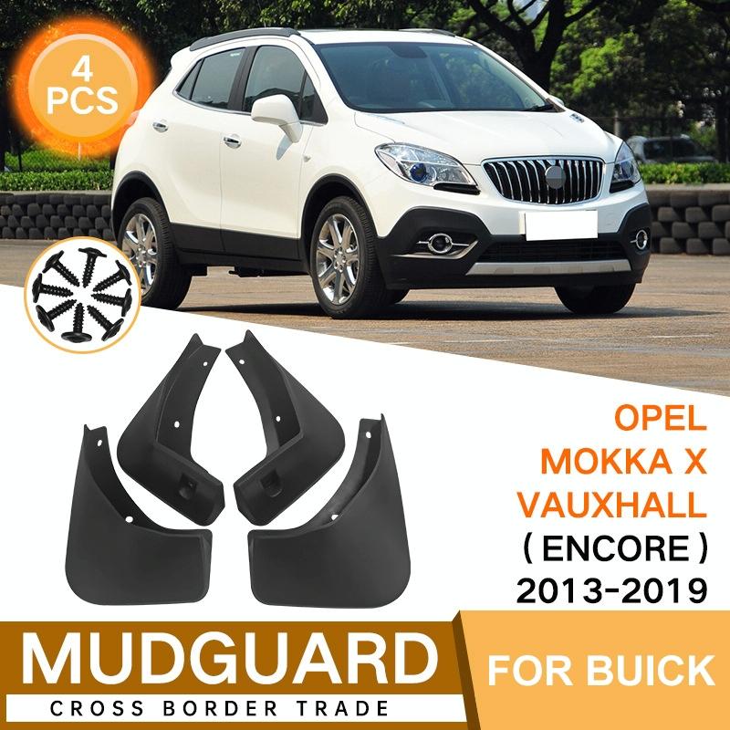 For Buick Encore 2013-2019 4Pcs / Set Car Auto Soft Plastic Splash Flaps Fender Guard 3