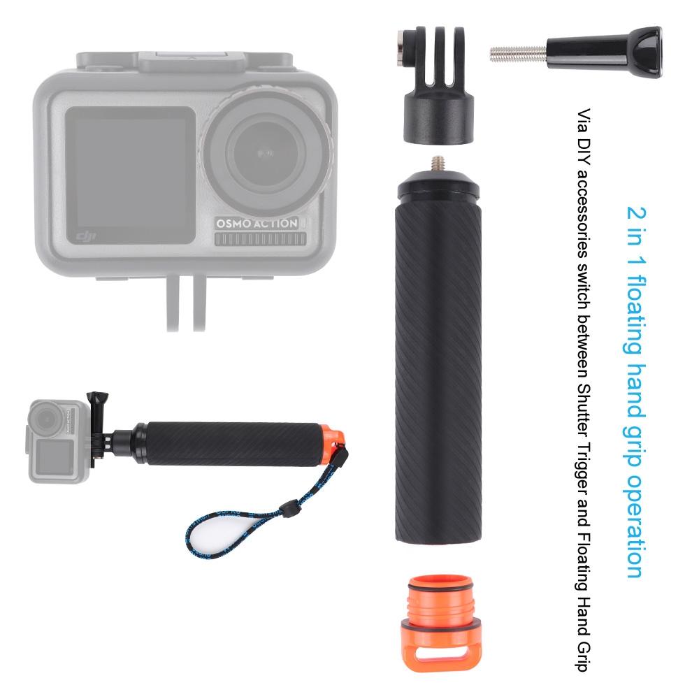 Adjustable Diving Buoyancy Stick for Dji Action with Hand Grip and Anti-lost Strap 6