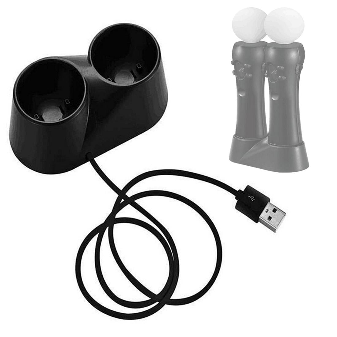 Ps4 Dual Usb Charger Stand for Psvr 5