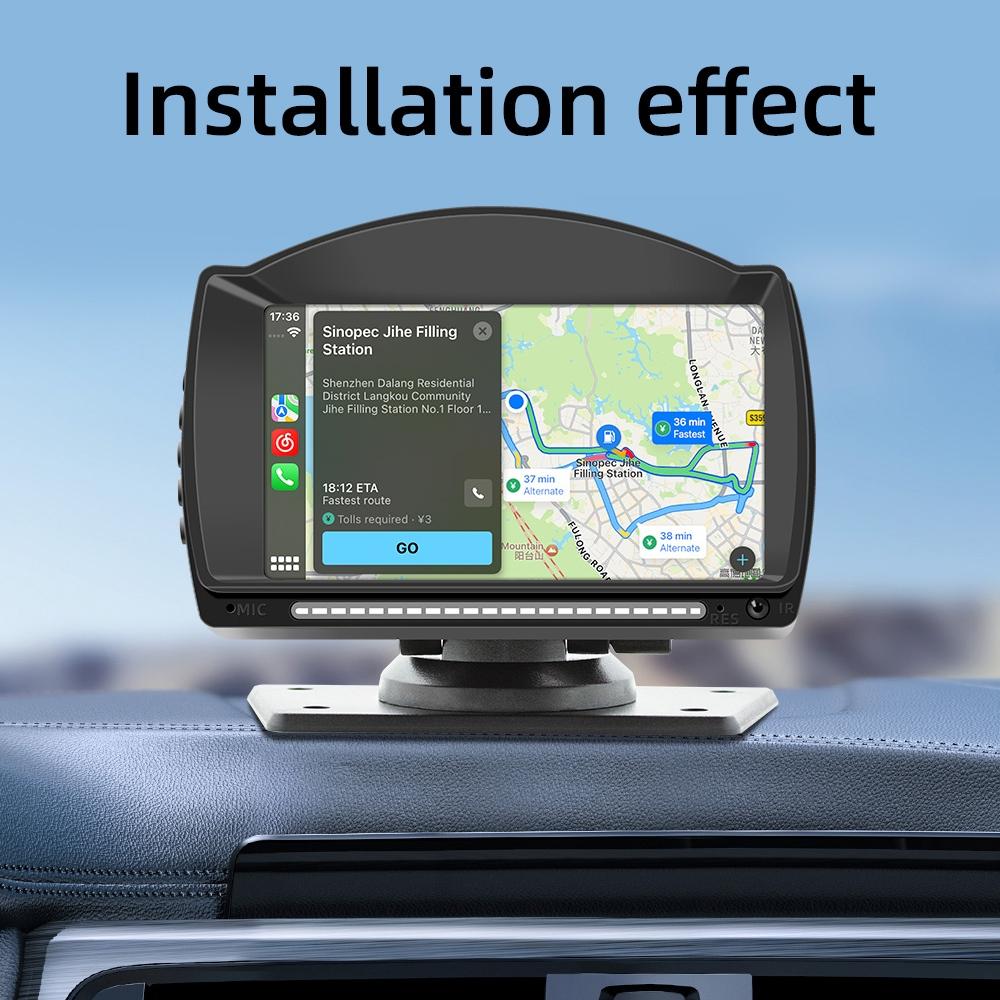 4.7 Inch Car Mp5 Player With Ios Carplay Android Auto Bt Usb Fm 8