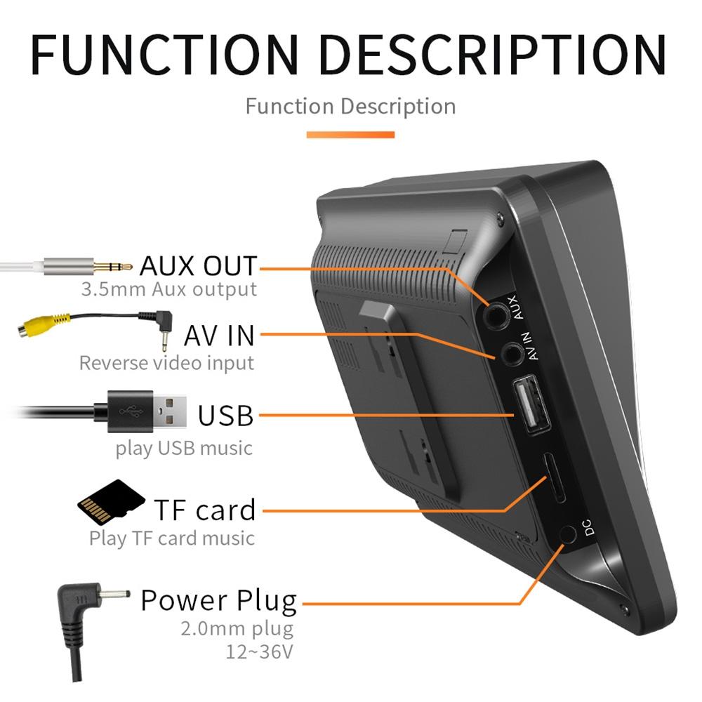 7 Inch Wireless Carplay Car Bluetooth Mp5 Player - Mobile Interconnection 5