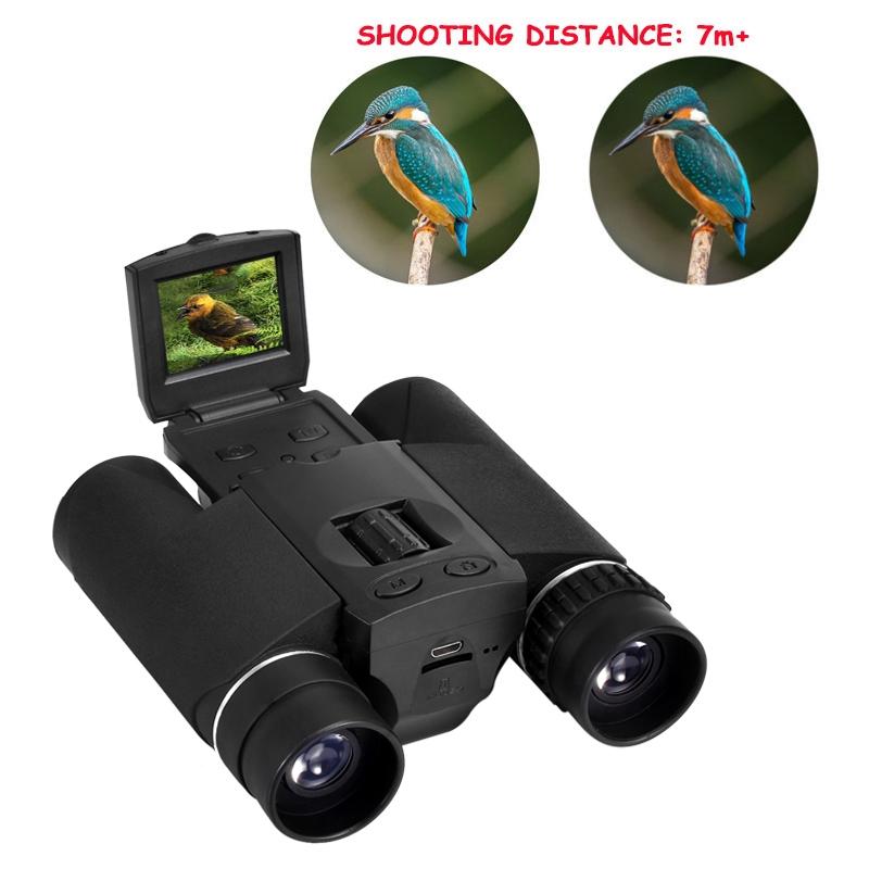 10x25 Zoom Binocular Telescope with Hd Digital Camera and 1.5 Lcd Screen - Black 6