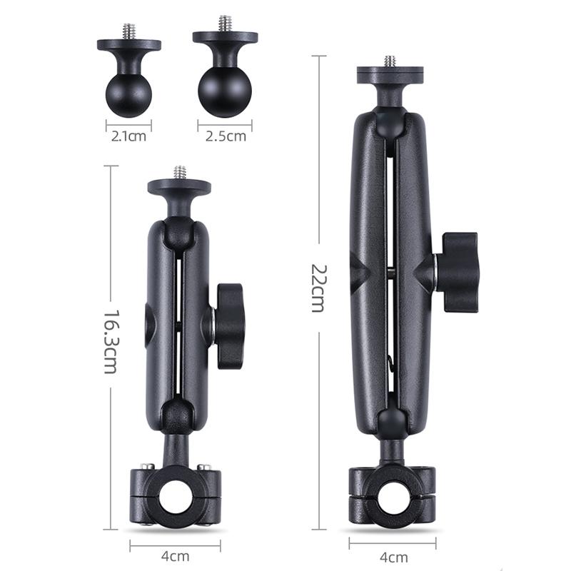 25mm Ballhead Car Seat Mount for Action Cameras with Phone Clamp and Anti-lost Case 6