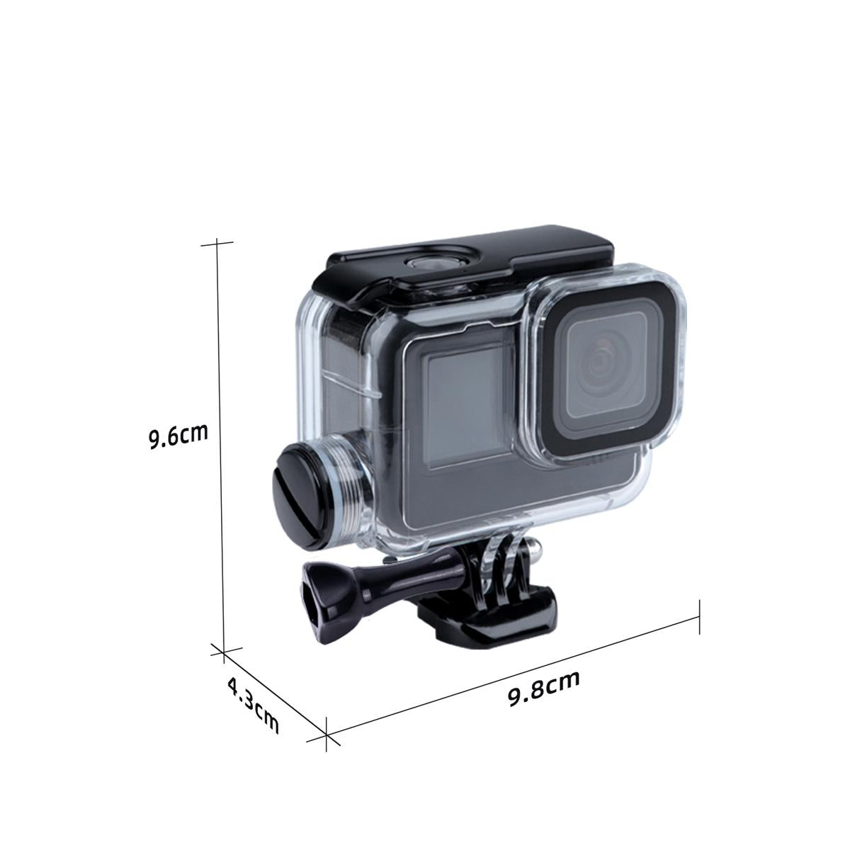 Waterproof Housing Case for Gopro Hero10 / 9 with Buckle Mount and Charging Compatibility 6