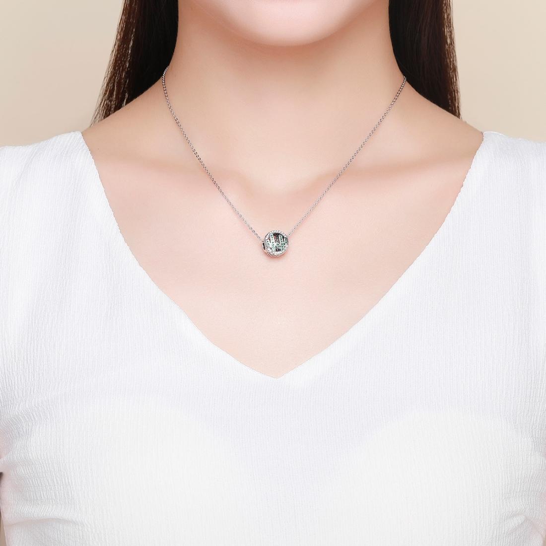 925 Sterling Silver Vigor Cactus Bead Pendant 7