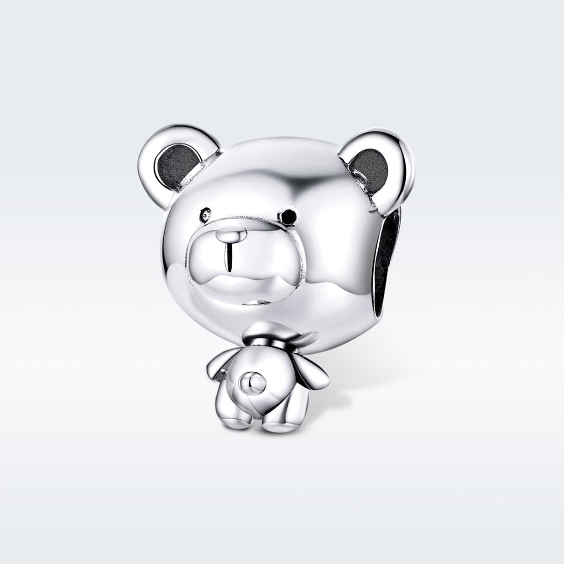 925 Sterling Silver Bear Bead Bracelet Accessories 3