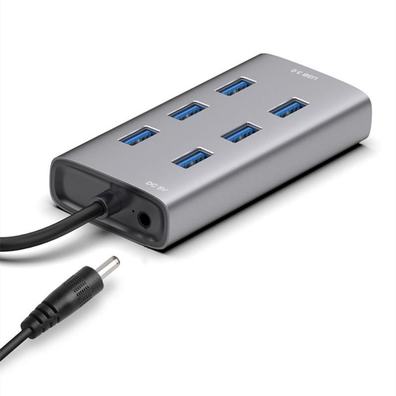 7-Port Usb 3.0 Docking Station With Metal Enclosure 3