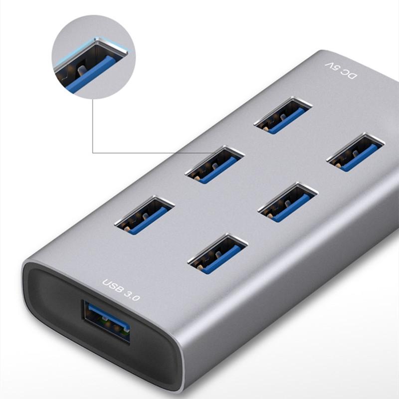 7-Port Usb 3.0 Docking Station With Metal Enclosure 5