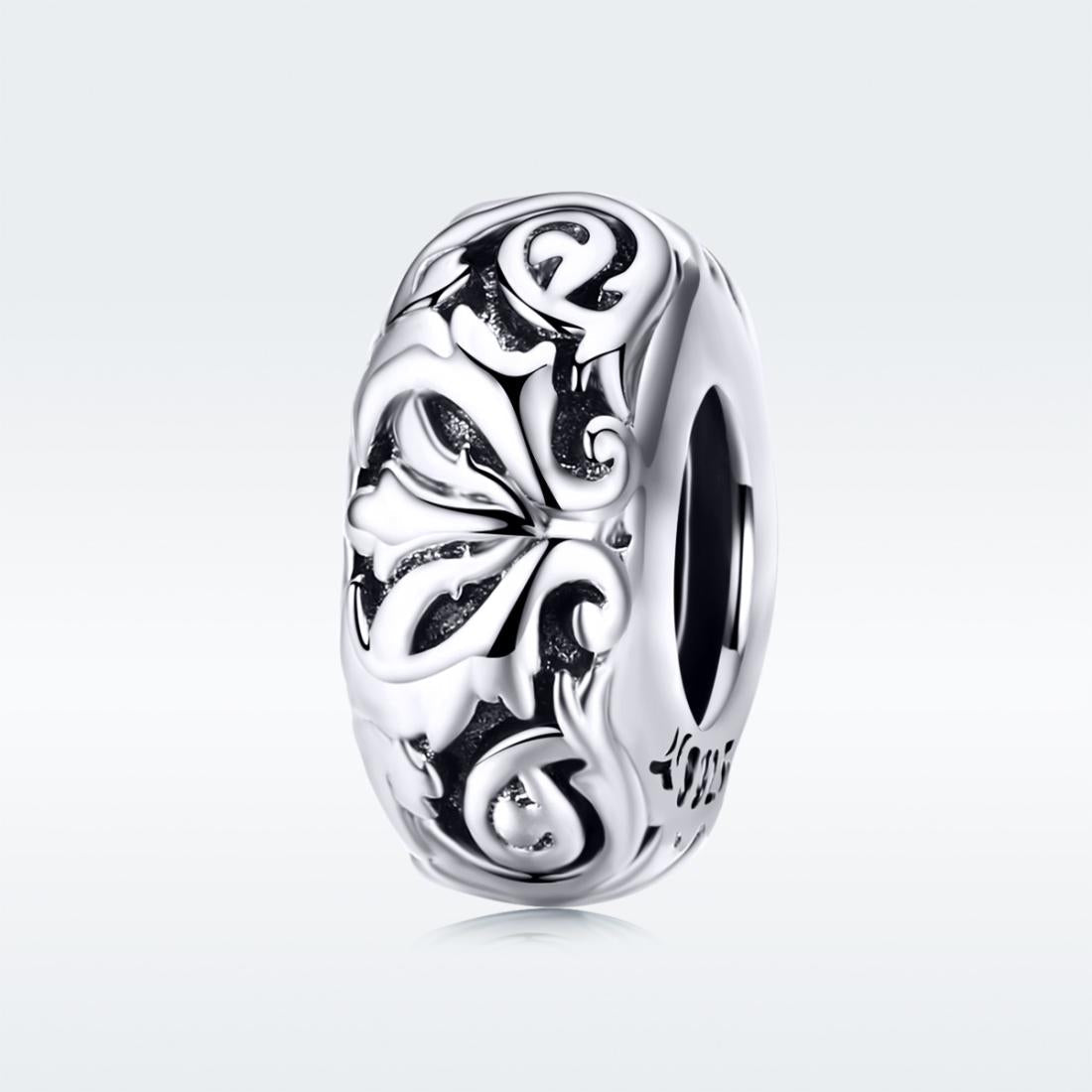925 Sterling Silver Flower Beads Bracelet Hollow Pattern 3