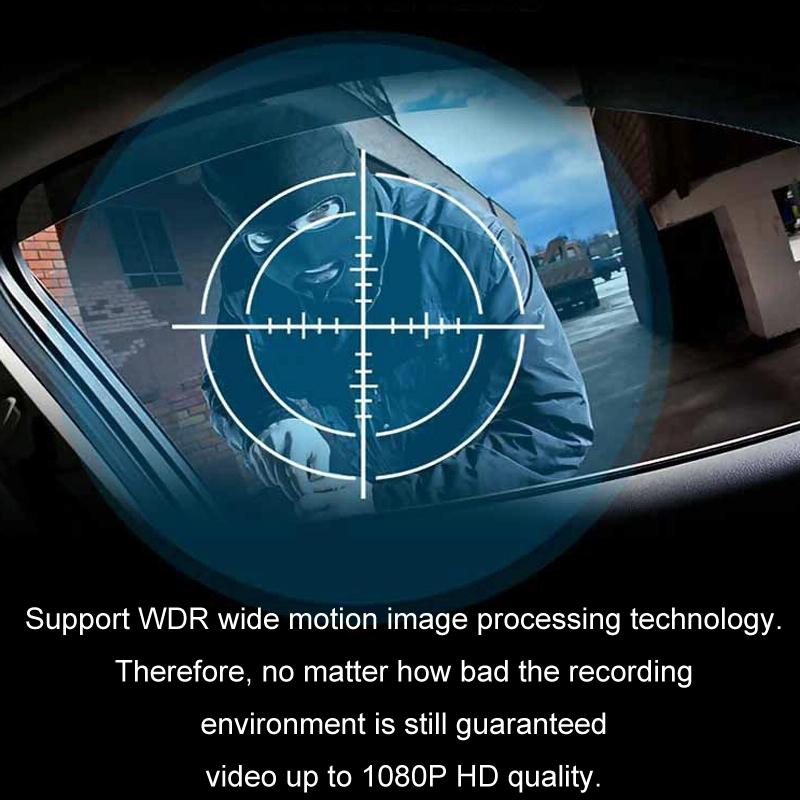 1080p Hd Multi-language Driving Recorder with 3 Lenses 5