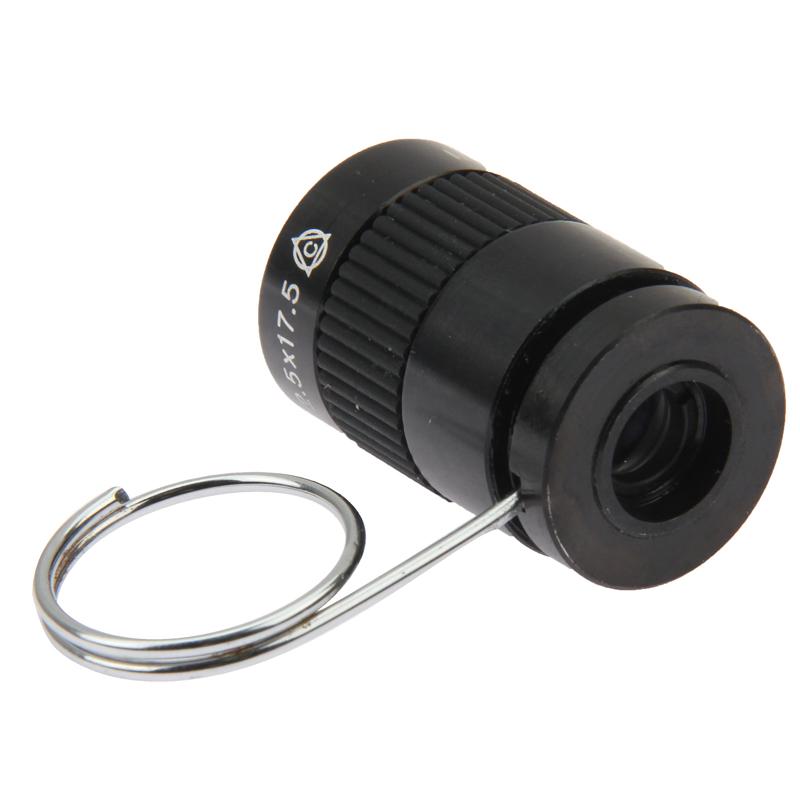 Compact 2.5 X 17.5 Monocular Telescope For Pocket Or Thumb Use - Black 4
