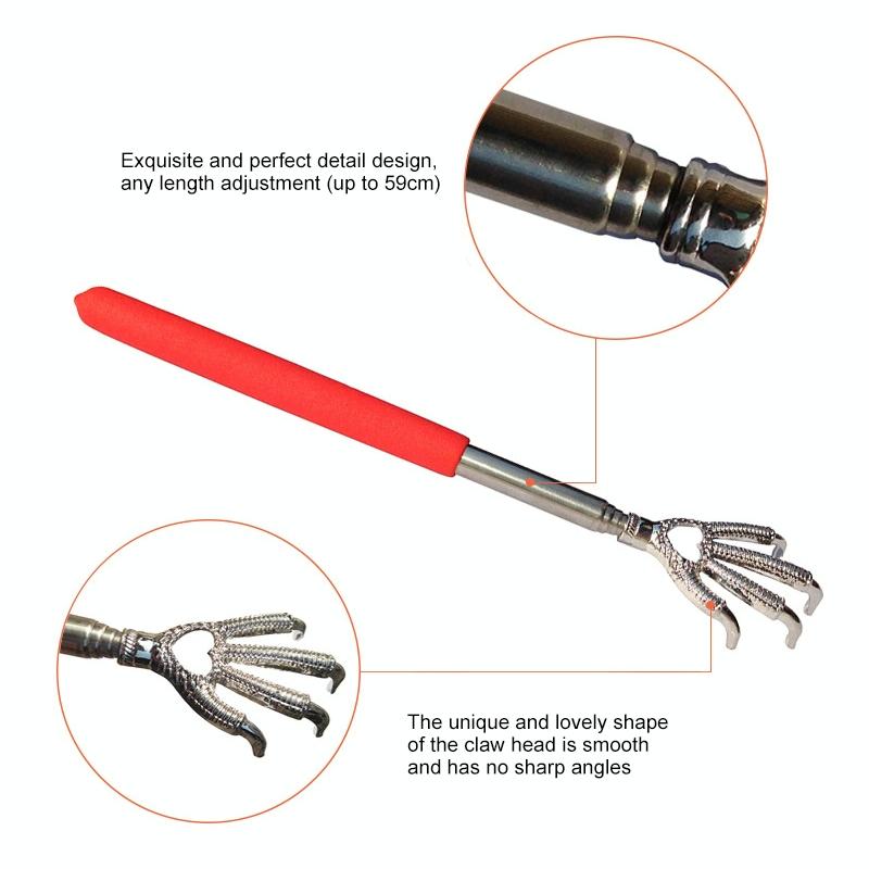 Telescopic Bear Claw Back Scratcher Random Colour 6