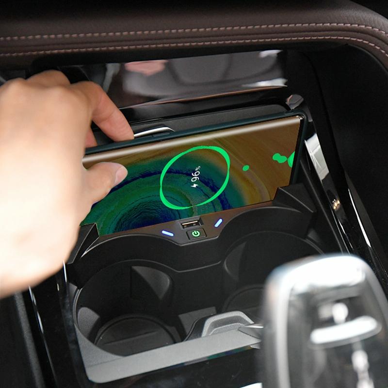 Wireless Car Charger for Bmw X1 2020-2022 - 10w Qi Quick Charge 8