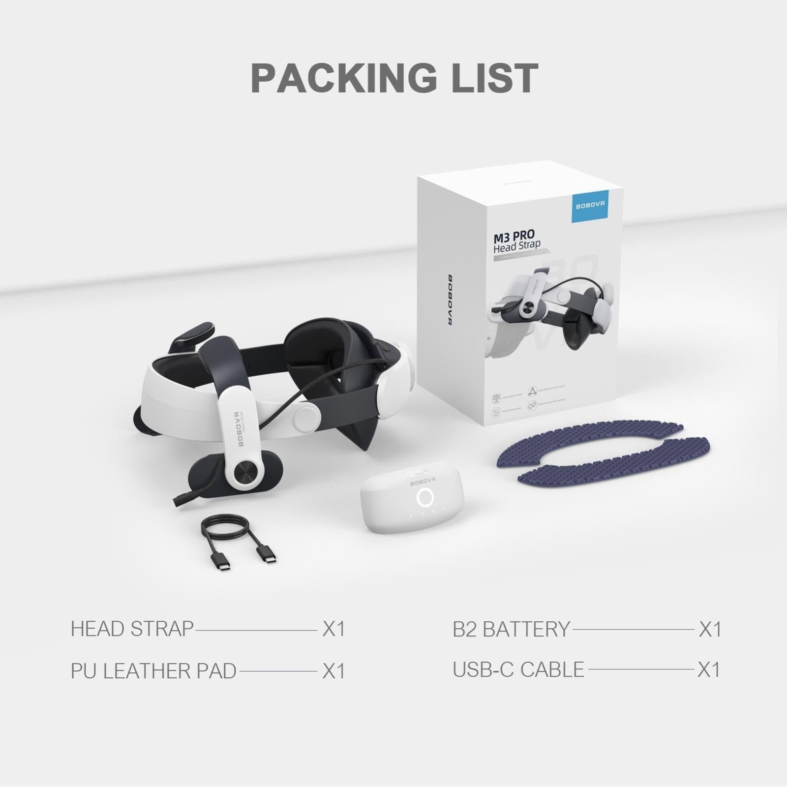Meta Quest 3 Headband Battery - M3 Pro 8