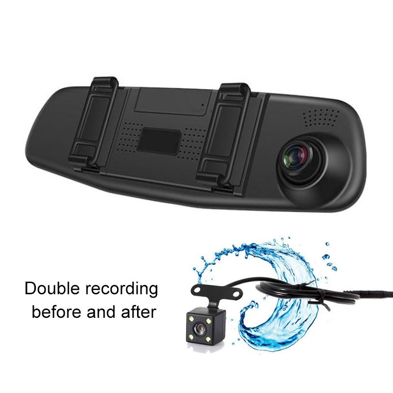 4.3 Dual-lens Hd Night Vision Driving Recorder with Parking Monitoring and Motion Detection - Vs6 Car 4
