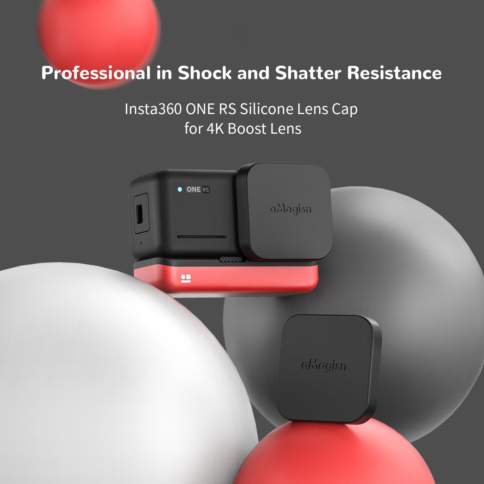 Enhanced Wide Angle Lens Cover for Insta360 one r - 4k 6