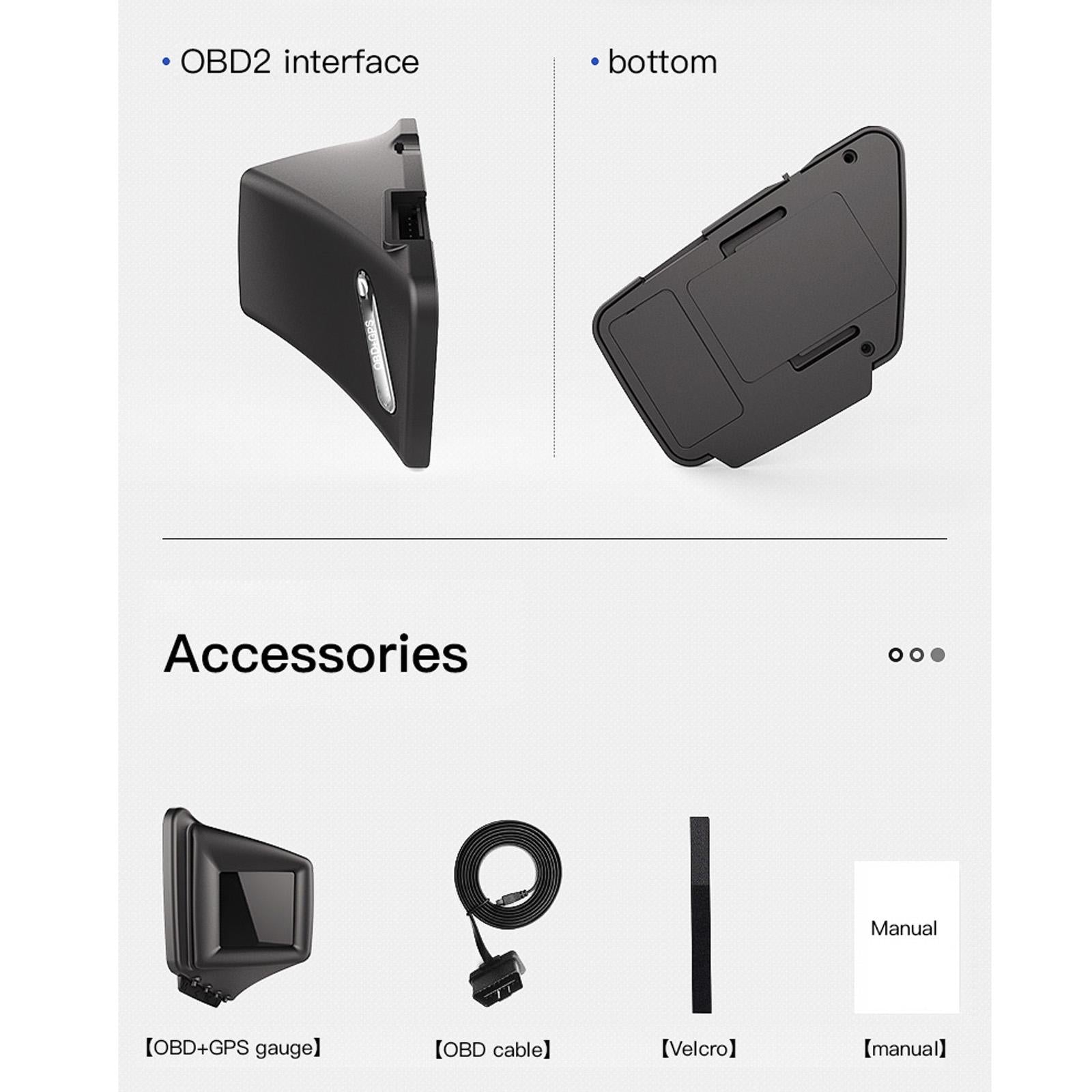 Car Hud Head Up Display Obd Gps Driving Computer Code Table 3