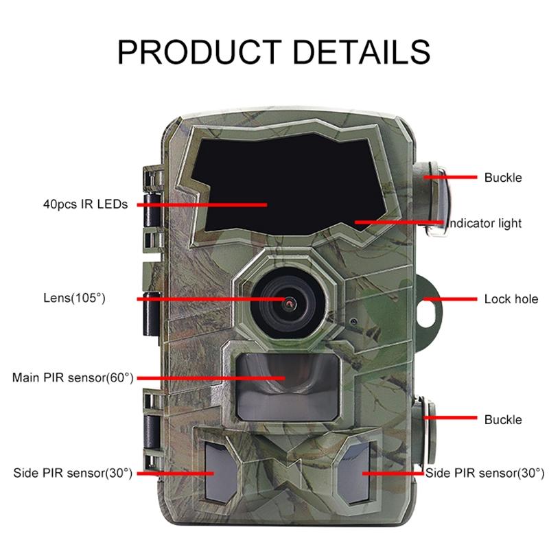 4K Wifi Hunting Trail Camera With 2.4 Tft Screen 10