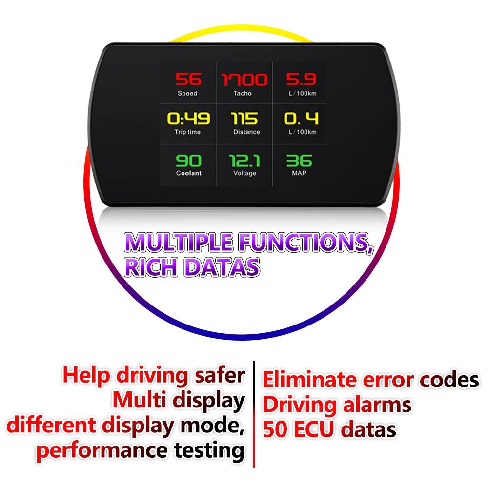 Car Hud Head Up Display Obd2 Code Eliminator 6