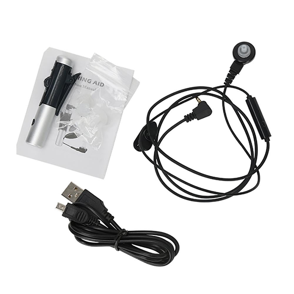 Usb Rechargeable Hearing Aid Adjustable Tone Amplifier 6