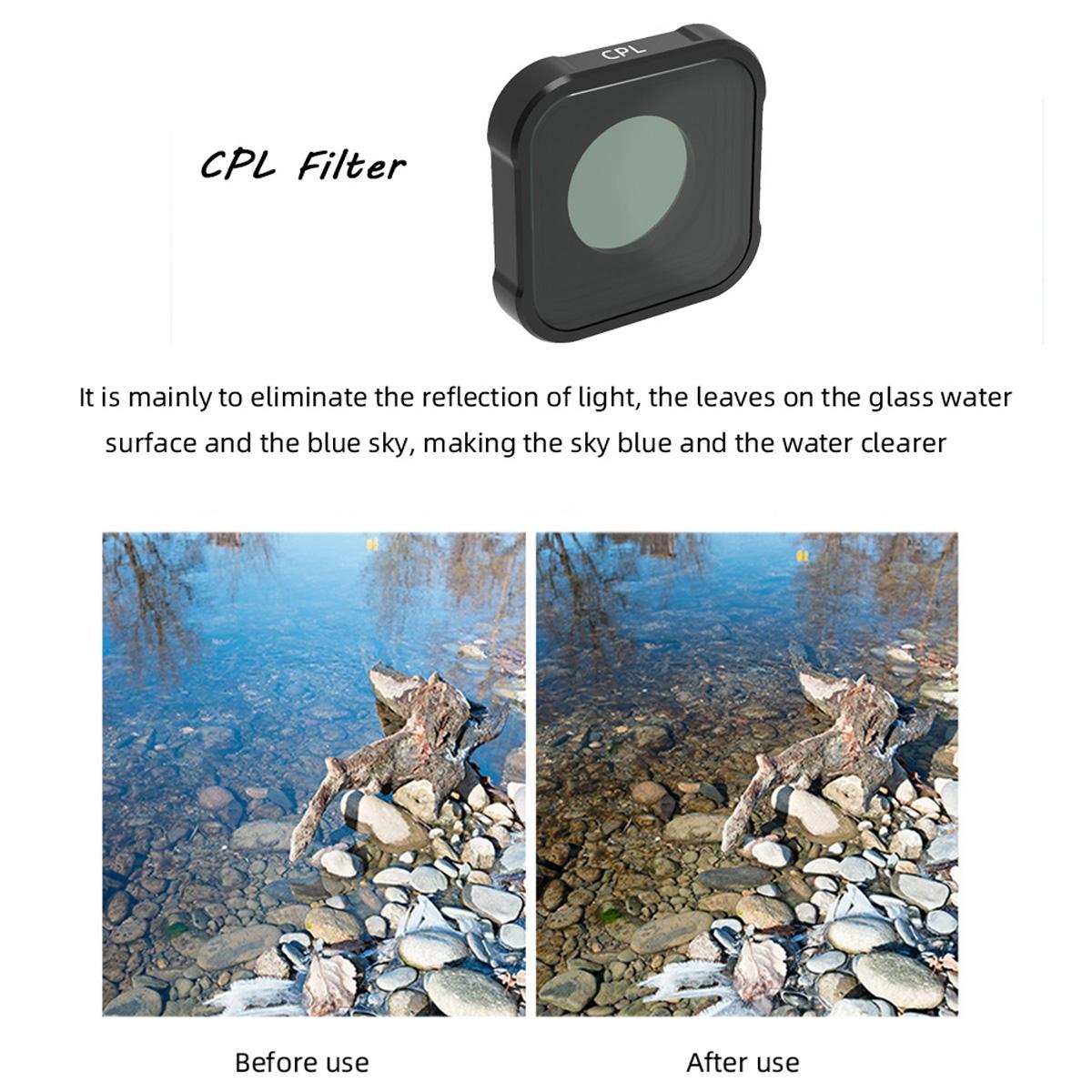 Kb Series Lens Filter Set for Gopro Hero10 / 9 - Mcuv Cpl Nd8-32 6