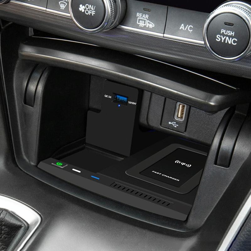 Wireless Charger for Honda Accord 2018-2022 - 10w Qi Quick Charge 7