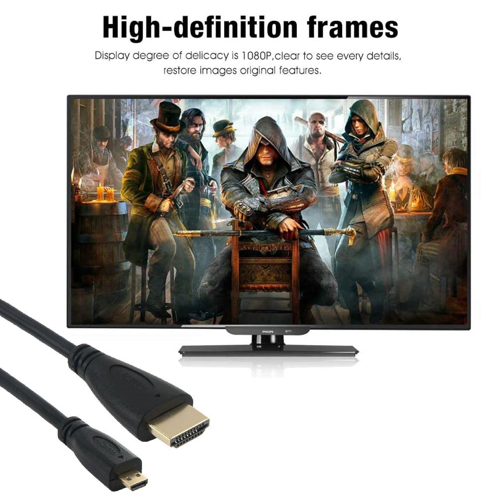 1080p Video Cable for Gopro Hero 4 / 3 / 2 / 1 / Sj4000 - 1.5m Length 6