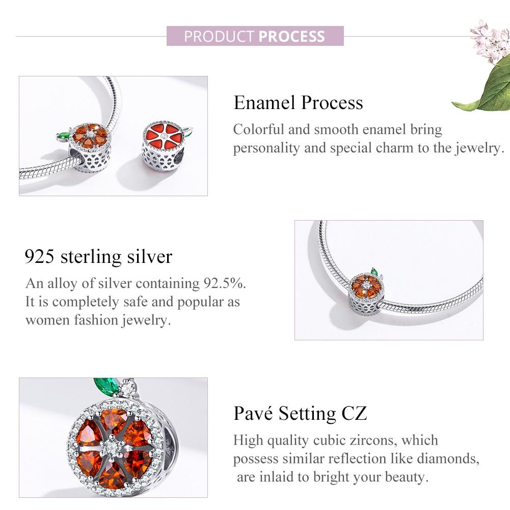 925 Sterling Silver Red Pomelo Bead Bracelet / Necklace Set 5