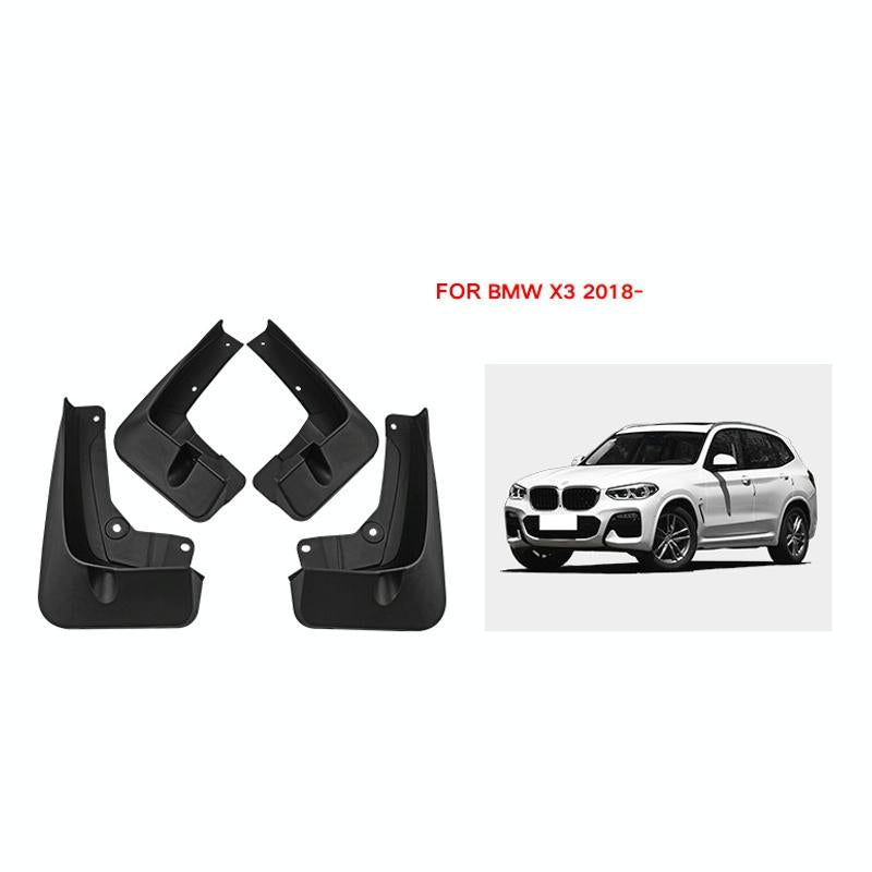 For Bmw X3 2018-2023 4Pcs / Set Car Auto Soft Plastic Splash Flaps Fender Guard 3