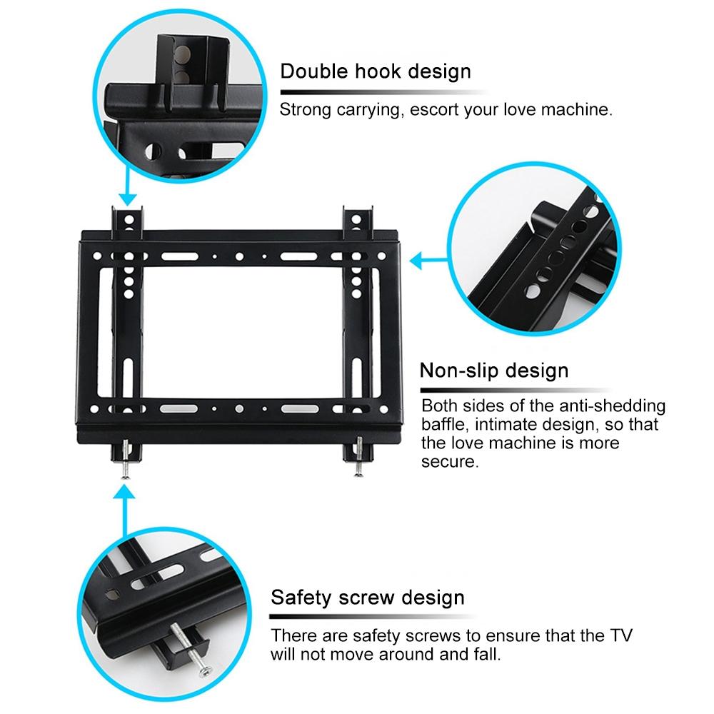 Universal 1.5mm Tv Wall Mount Bracket for 32-70 Inch Lcd Screens 5