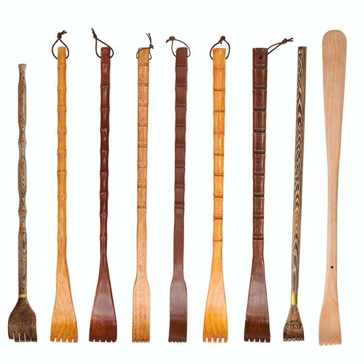 Long Handle Wooden Back Scratcher Small Hand Style 3
