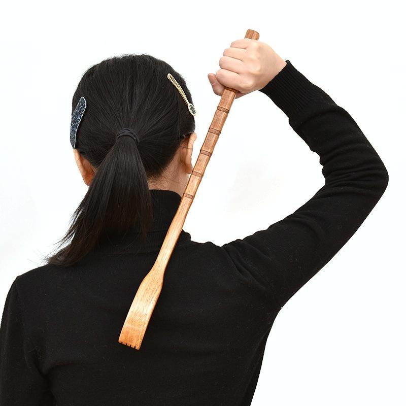 Long Handle Wooden Back Scratcher Small Hand Style 8