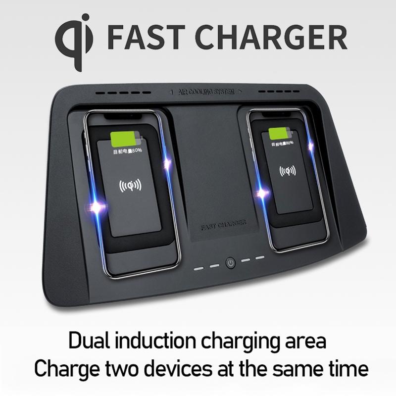 Wireless Charger for Toyota Highlander 2015-2021 - 10w Qi Quick Charge 4