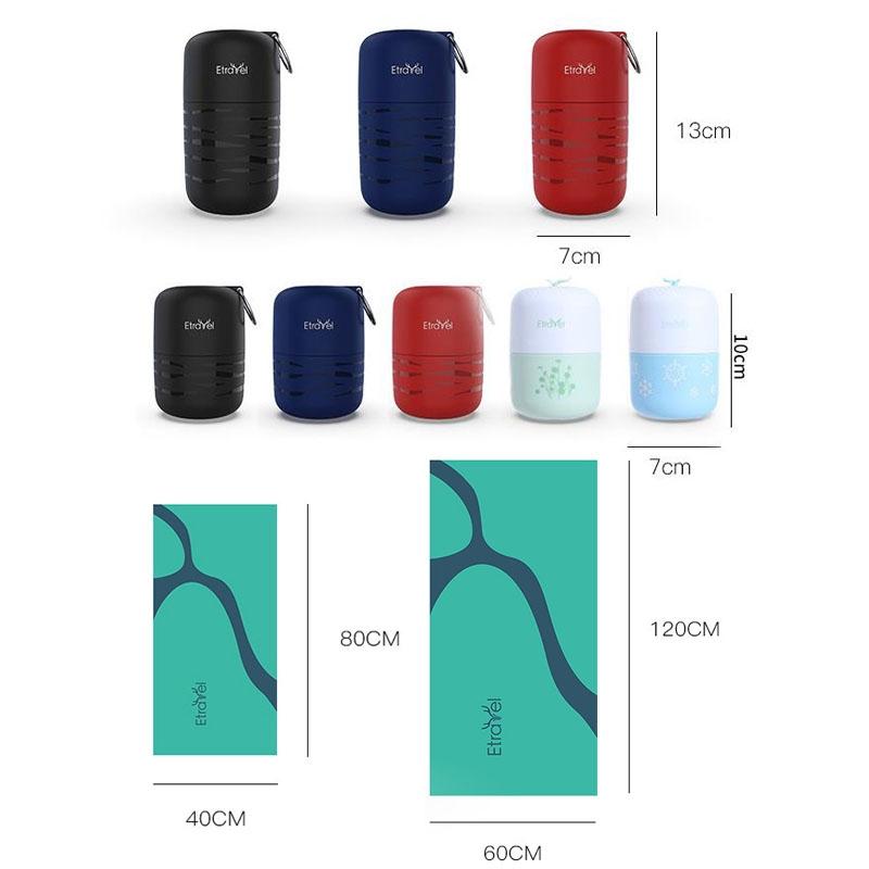 Large Double-sided Fleece Bath Towel - Quick-drying Navy 3